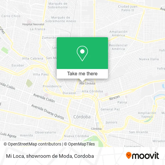 Mi Loca, showroom de Moda map