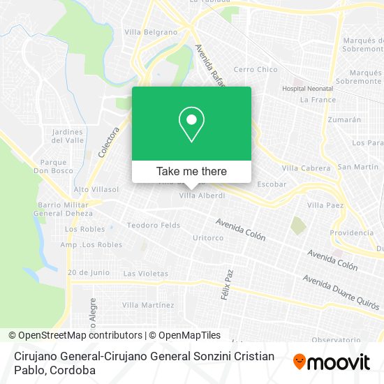 Cirujano General-Cirujano General Sonzini Cristian Pablo map