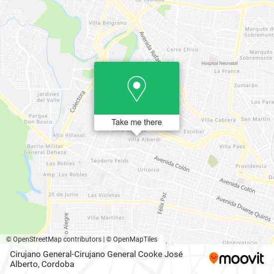 Cirujano General-Cirujano General Cooke José Alberto map