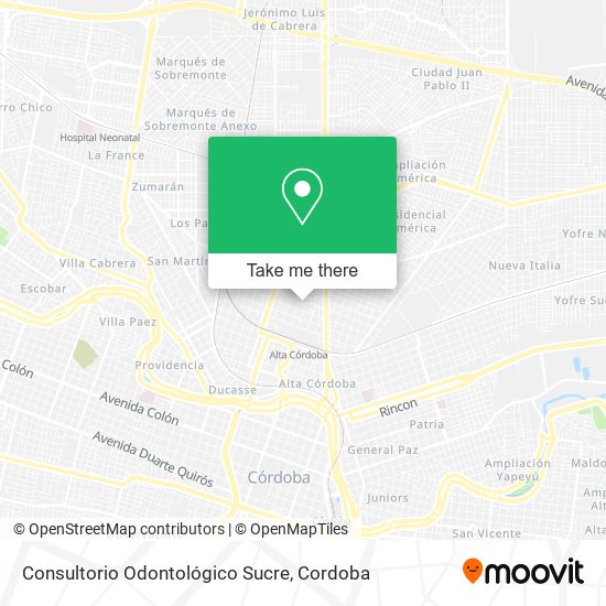 Consultorio Odontológico Sucre map