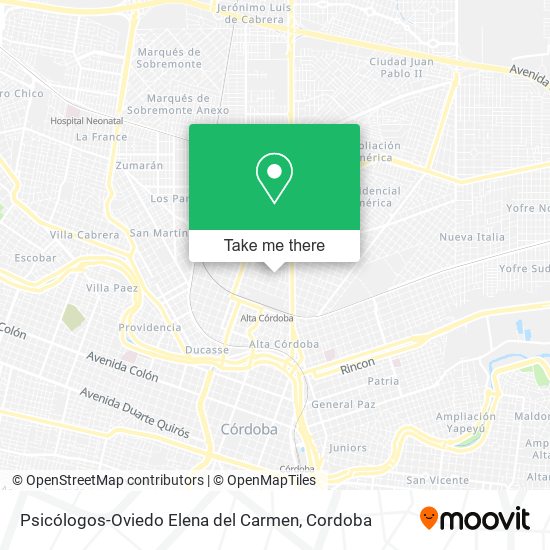 Mapa de Psicólogos-Oviedo Elena del Carmen