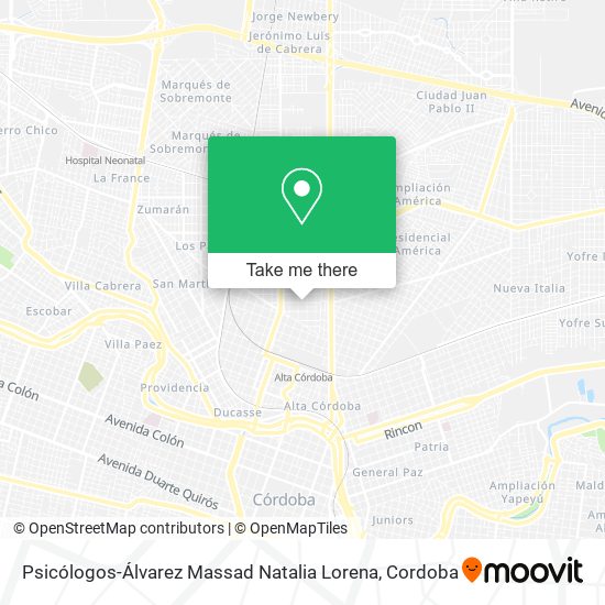Psicólogos-Álvarez Massad Natalia Lorena map