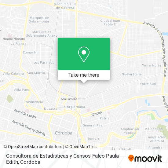 Consultora de Estadisticas y Censos-Falco Paula Edith map