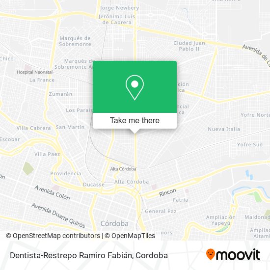 Dentista-Restrepo Ramiro Fabián map