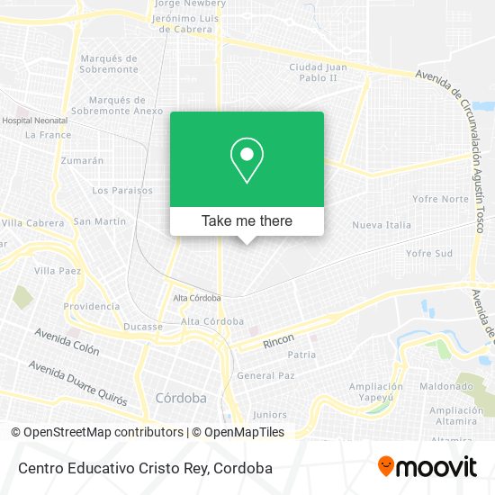 Centro Educativo Cristo Rey map