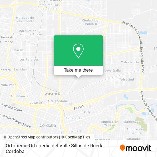 Ortopedia-Ortopedia del Valle Sillas de Rueda map