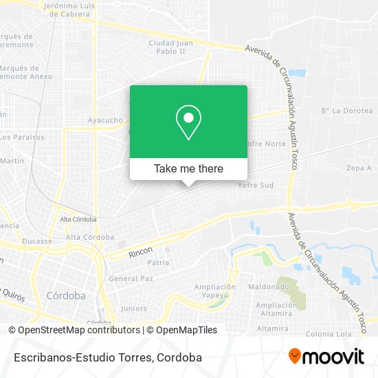Escribanos-Estudio Torres map
