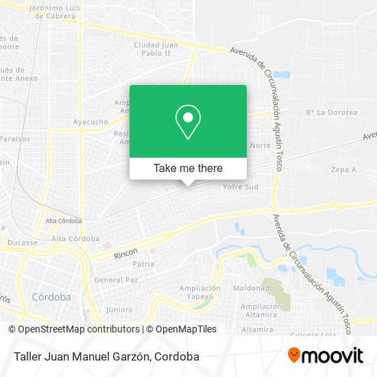 Taller Juan Manuel Garzón map