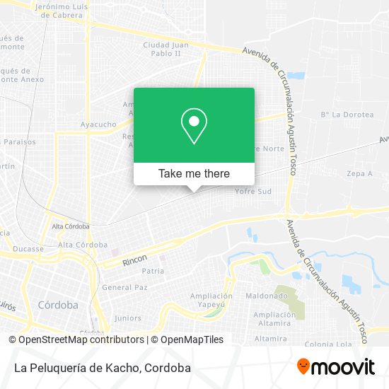 La Peluquería de Kacho map
