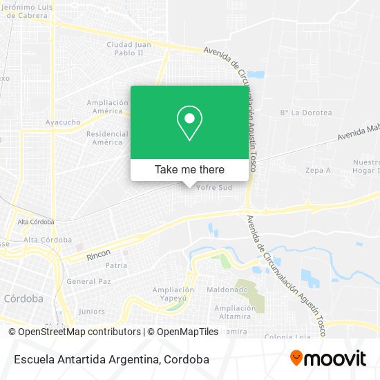 Escuela Antartida Argentina map