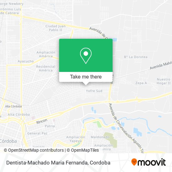 Dentista-Machado Maria Fernanda map