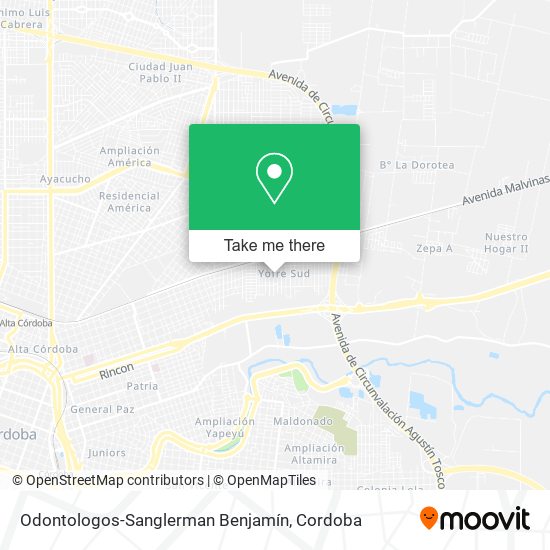Odontologos-Sanglerman Benjamín map