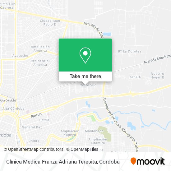 Mapa de Clínica Medica-Franza Adriana Teresita