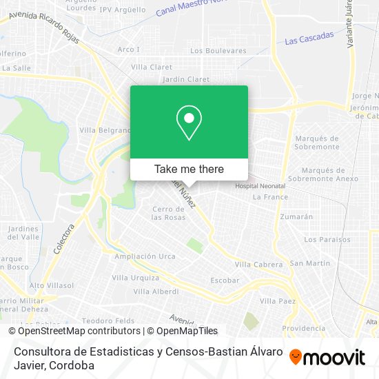 Consultora de Estadisticas y Censos-Bastian Álvaro Javier map