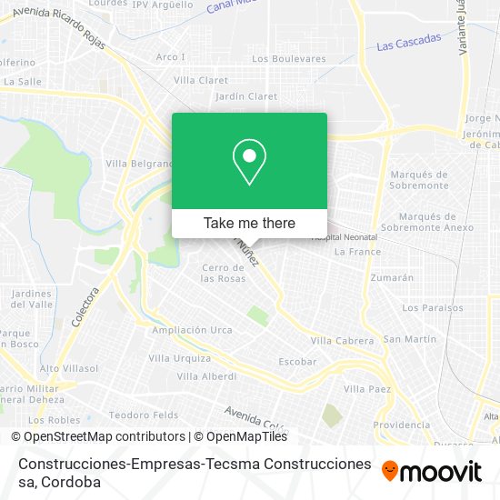 Construcciones-Empresas-Tecsma Construcciones sa map
