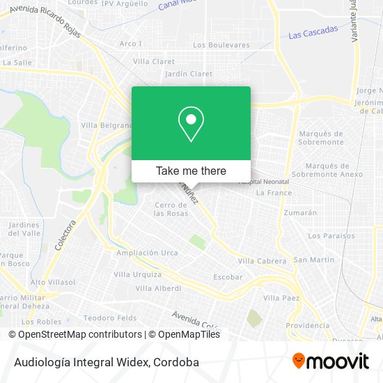 Audiología Integral Widex map