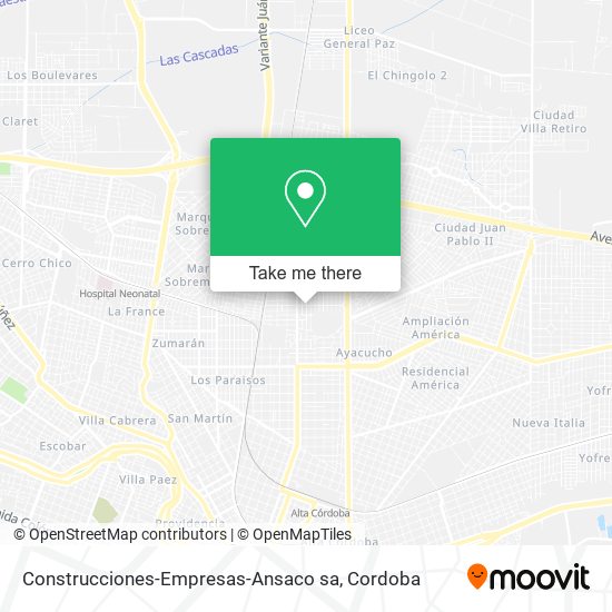 Construcciones-Empresas-Ansaco sa map