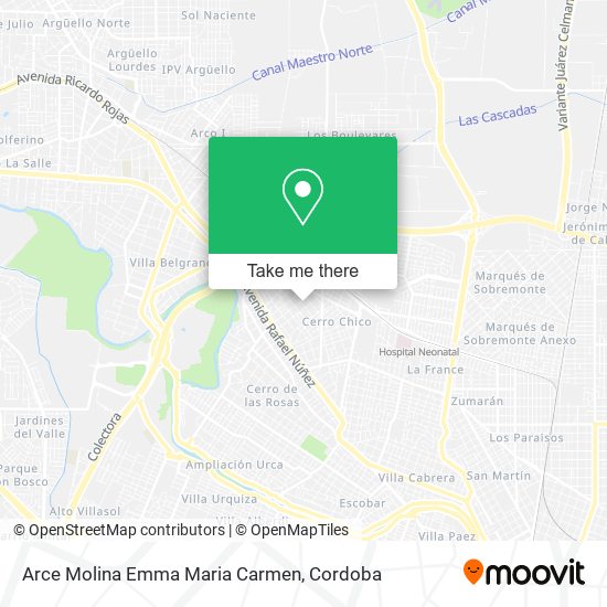 Mapa de Arce Molina Emma Maria Carmen