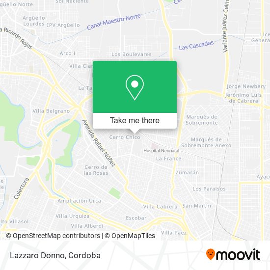 Mapa de Lazzaro Donno
