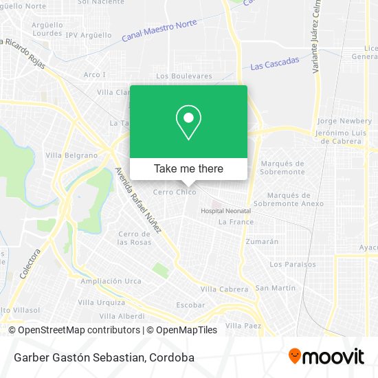 Garber Gastón Sebastian map