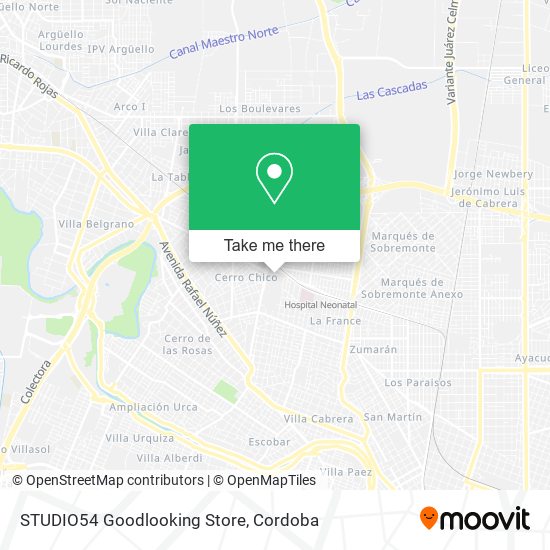 Mapa de STUDIO54 Goodlooking Store
