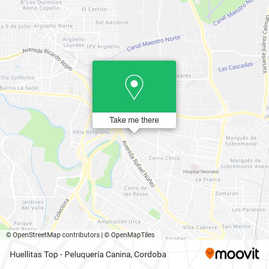 Mapa de Huellitas Top - Peluquería Canina