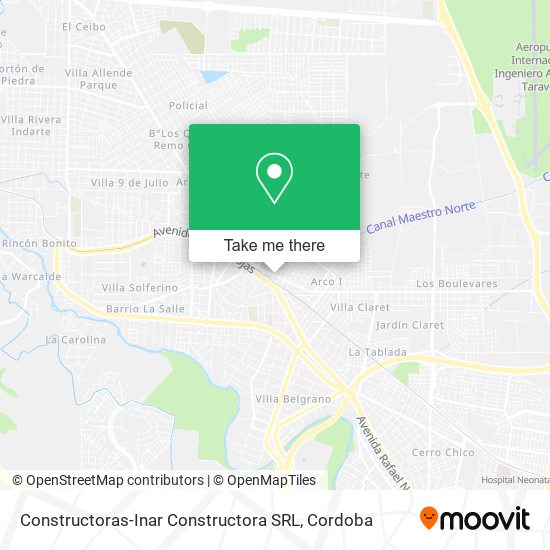 Mapa de Constructoras-Inar Constructora SRL