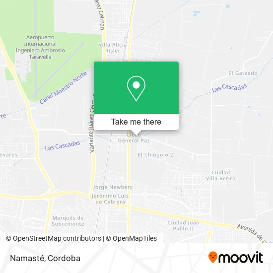 Namasté map