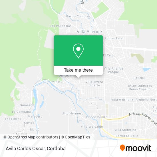 Ávila Carlos Oscar map