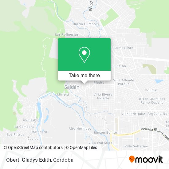 Mapa de Oberti Gladys Edith