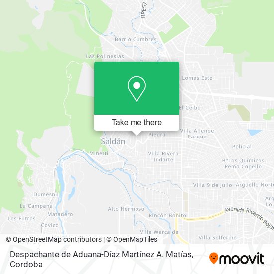 Despachante de Aduana-Díaz Martínez A. Matías map