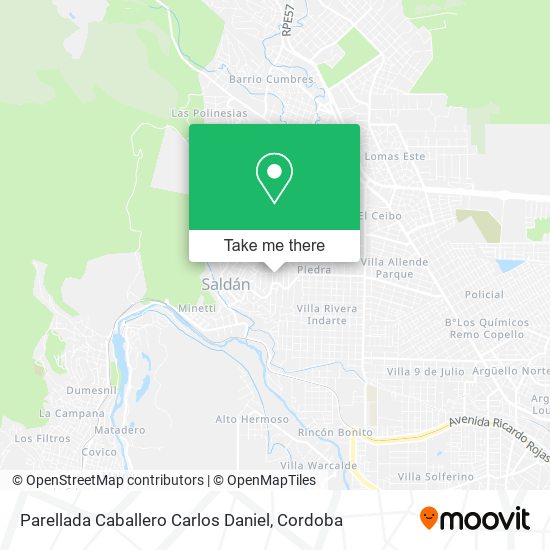 Mapa de Parellada Caballero Carlos Daniel