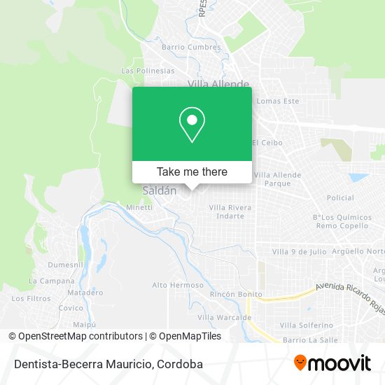 Dentista-Becerra Mauricio map