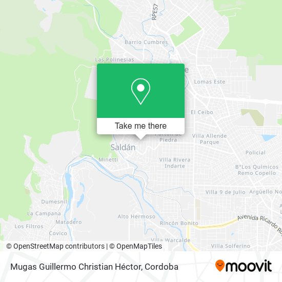 Mapa de Mugas Guillermo Christian Héctor