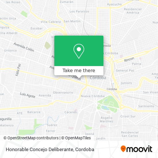 Honorable Concejo Deliberante map