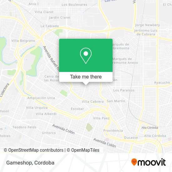 Mapa de Gameshop