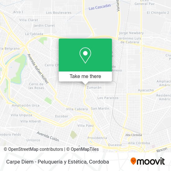 Carpe Diem - Peluquería y Estética map