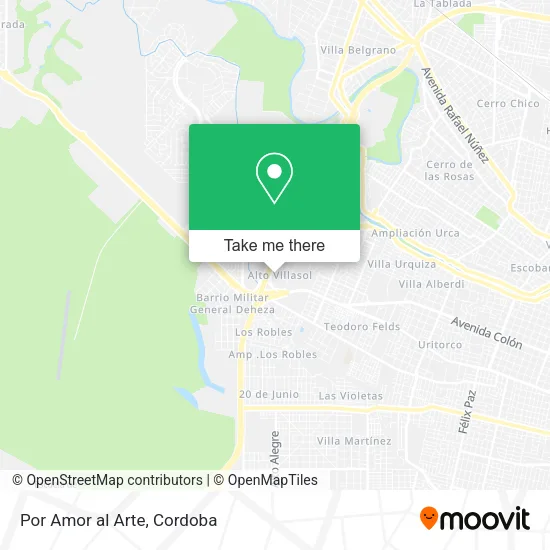 Por Amor al Arte map