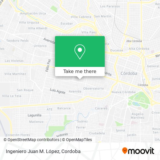 Mapa de Ingeniero Juan M. López