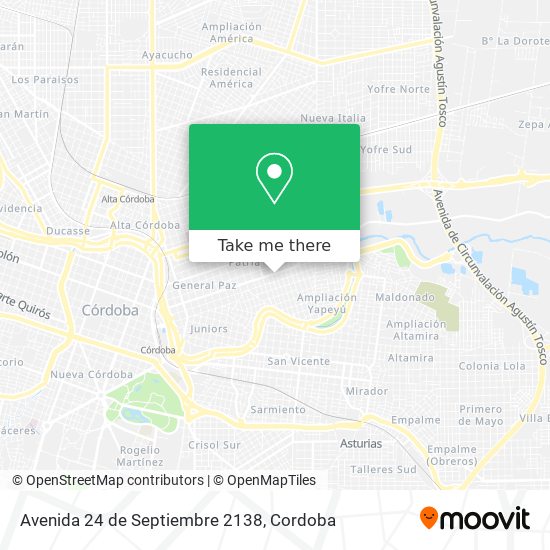 Avenida 24 de Septiembre 2138 map