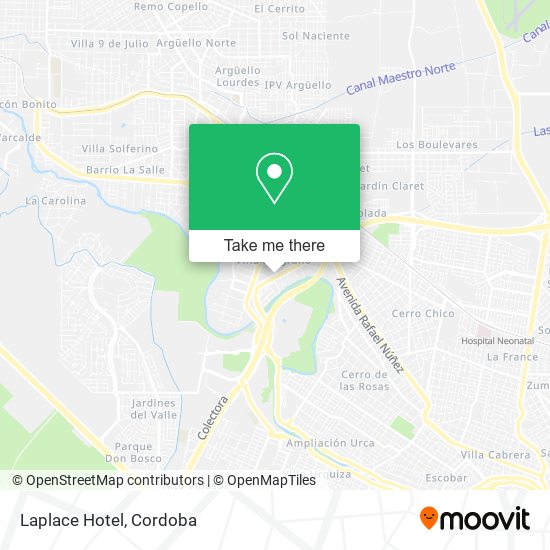 Laplace Hotel map