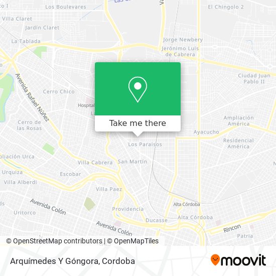 Arquímedes Y Góngora map
