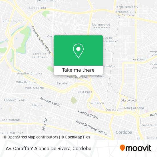 Av. Caraffa Y Alonso De Rivera map