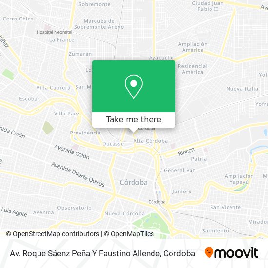 Mapa de Av. Roque Sáenz Peña Y Faustino Allende