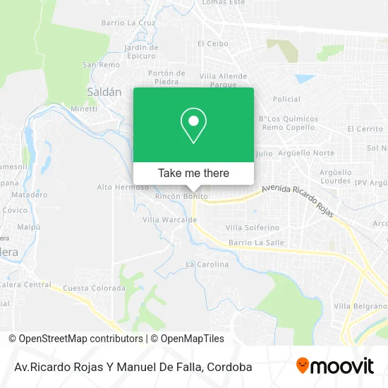 Av.Ricardo Rojas Y Manuel De Falla map