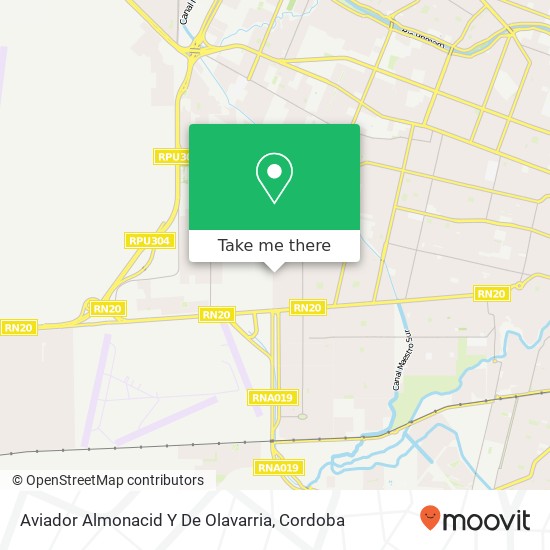 Aviador Almonacid Y De Olavarria map