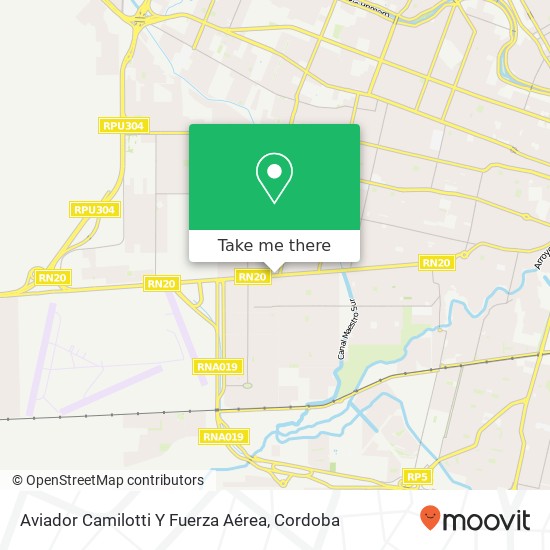 Aviador Camilotti Y Fuerza Aérea map