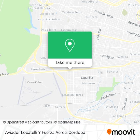 Aviador Locatelli Y Fuerza Aérea map