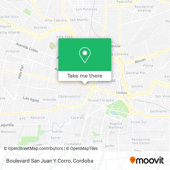 Mapa de Boulevard San Juan Y Corro