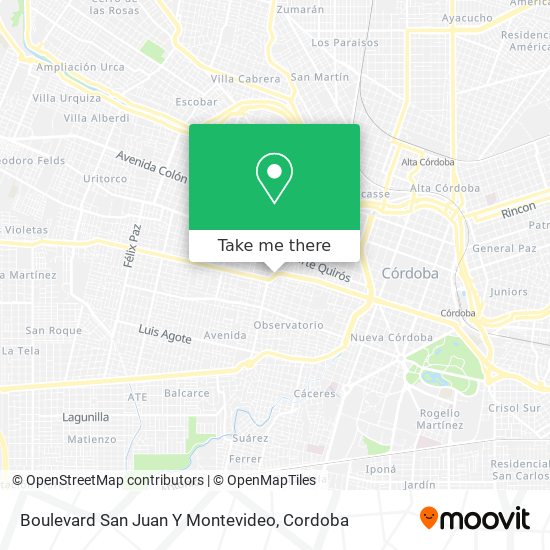 Boulevard San Juan Y Montevideo map